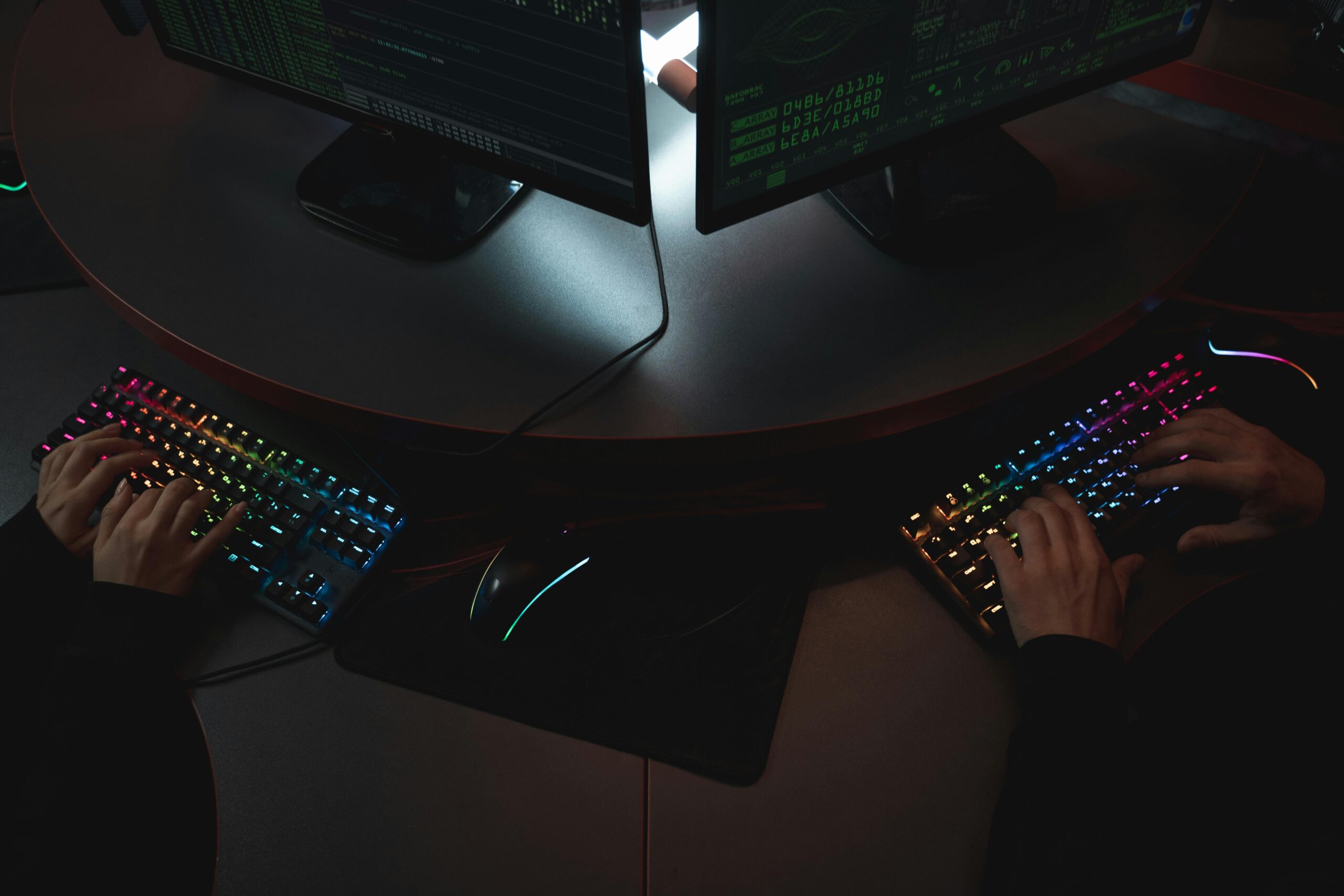 Person using VPN on a tablet